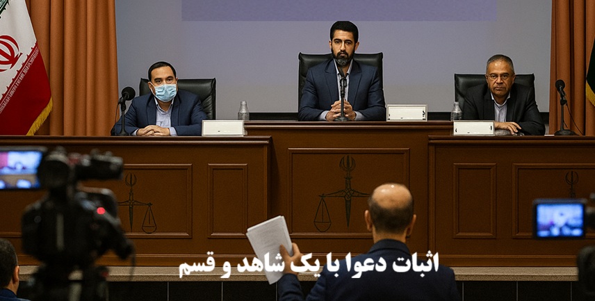 اثبات دعوا با یک شاهد و قسم