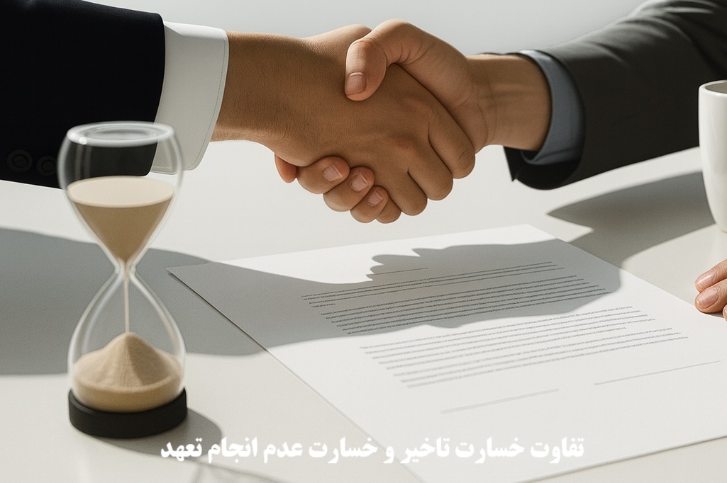 تفاوت خسارت تاخیر و خسارت عدم انجام تعهد