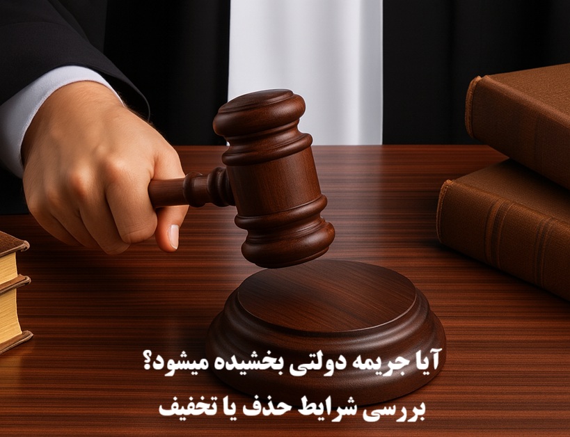 آیا جریمه دولتی بخشیده میشود؟