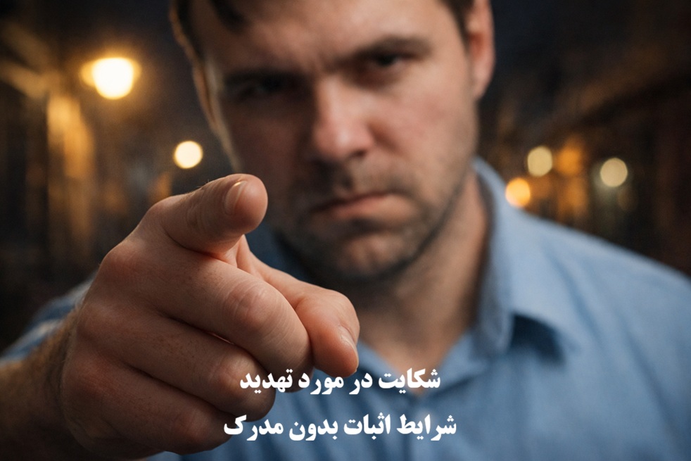 شکایت در مورد تهدید