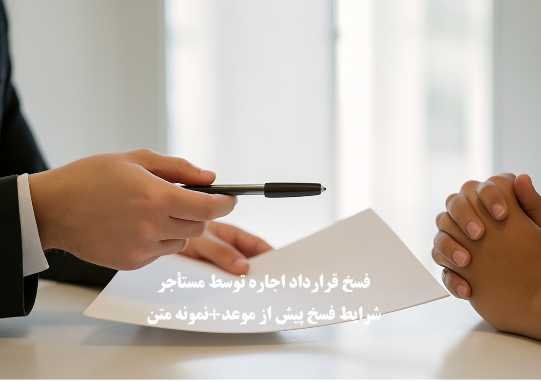 فسخ قرارداد اجاره توسط مستأجر