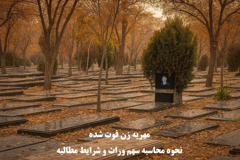 مهریه زن فوت شده