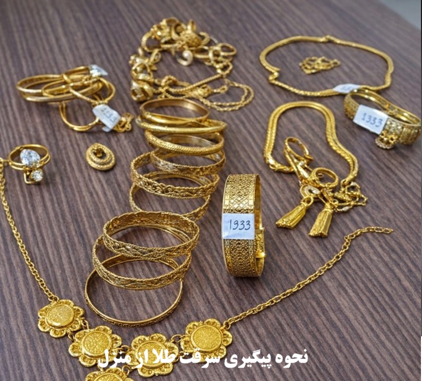 نحوه پیگیری سرقت طلا از منزل