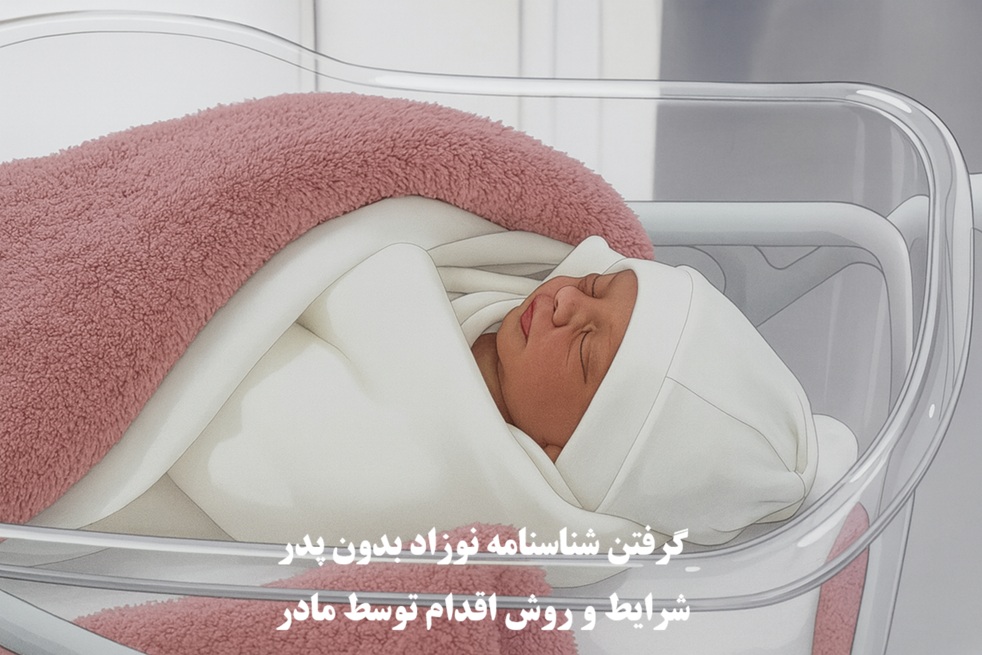 گرفتن شناسنامه نوزاد بدون پدر