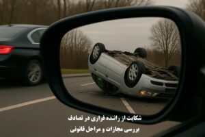 شکایت از راننده فراری در تصادف