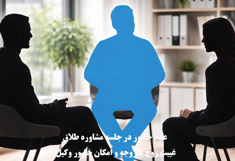 عدم حضور در جلسه مشاوره طلاق