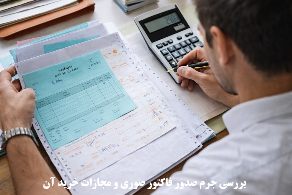 بررسی جرم صدور فاکتور صوری و مجازات خرید آن