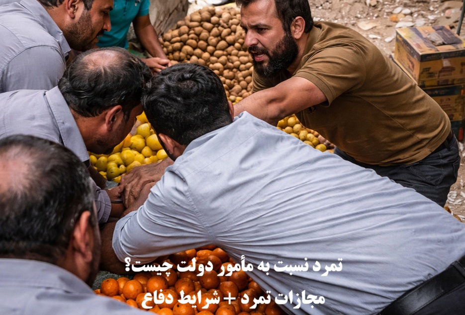 تمرد نسبت به مأمور دولت چیست