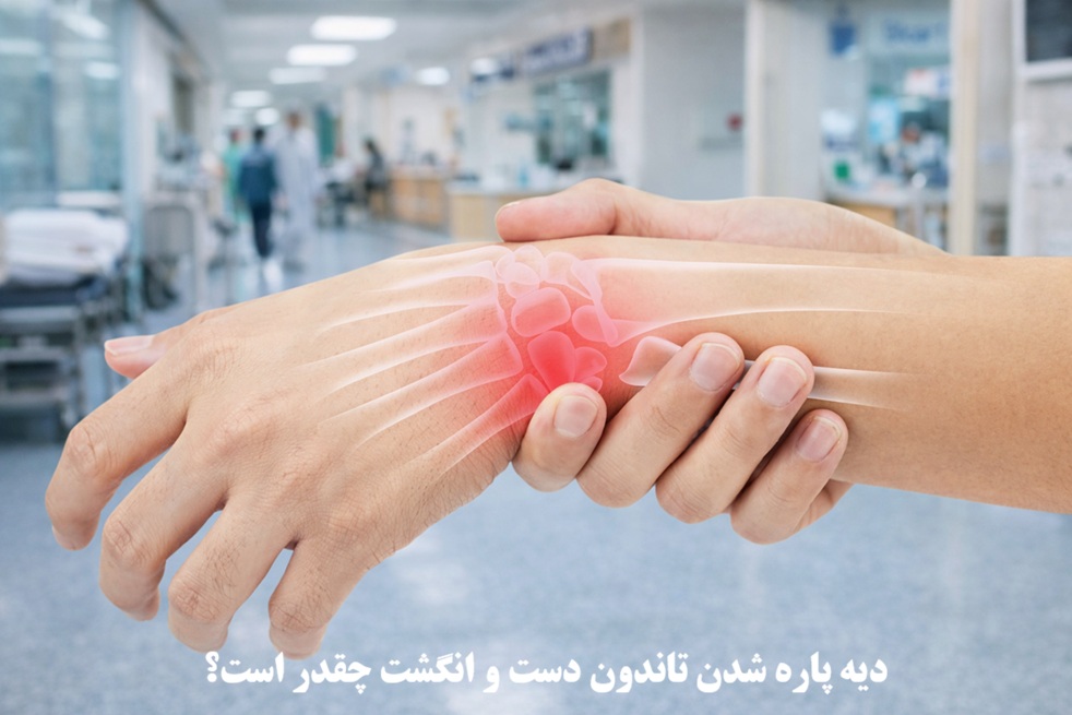 دیه پاره شدن تاندون دست و انگشت چقدر است؟
