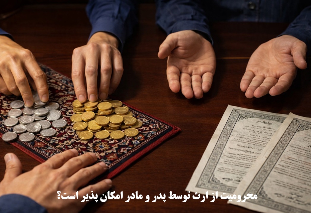 محرومیت از ارث توسط پدر و مادر