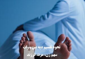 نحوه تقسیم دیه بین وراث