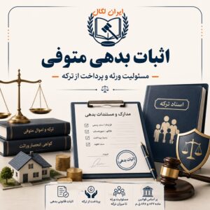 اثبات بدهی متوفی